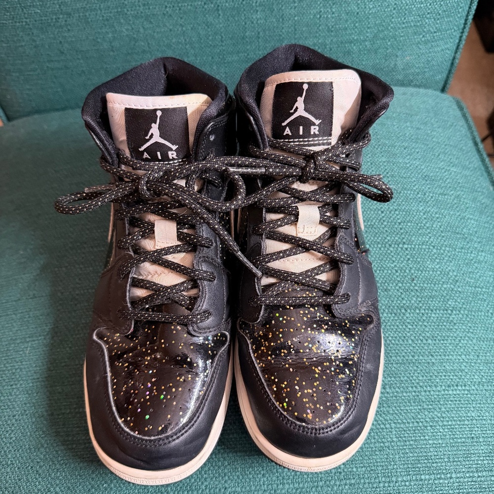 Jordan 1 Mid - Black Speckle (GS)